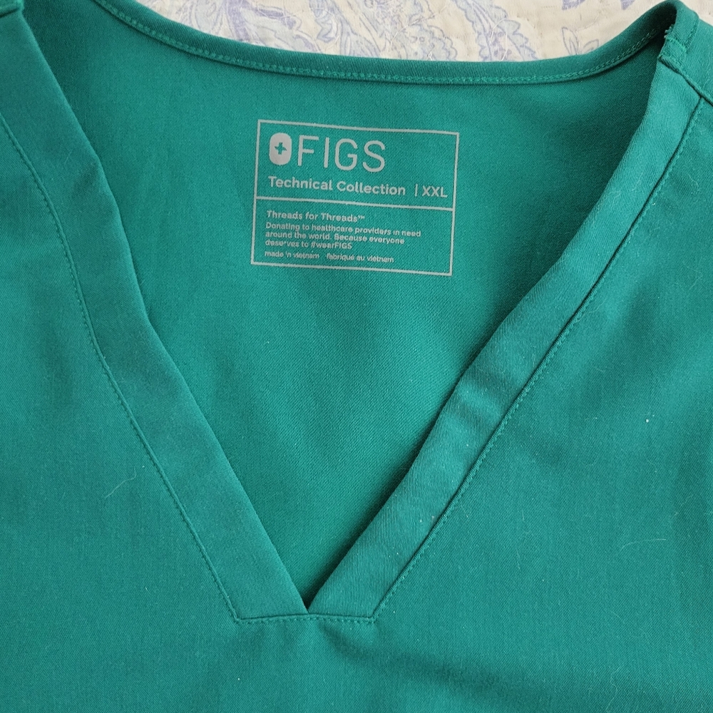Figs XXL Casma HUNTER GREEN